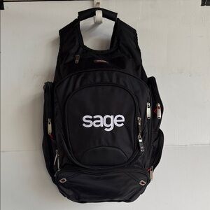 elleven TSA Checkpoint-Friendly Commuter Compu-Backpack Laptop Leeds BLACK